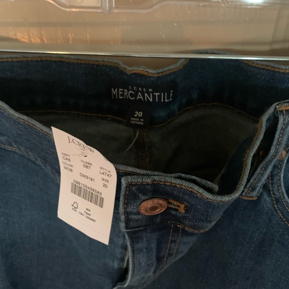 NWT j crew denim mini stretch 20 - Picture 4 of 5